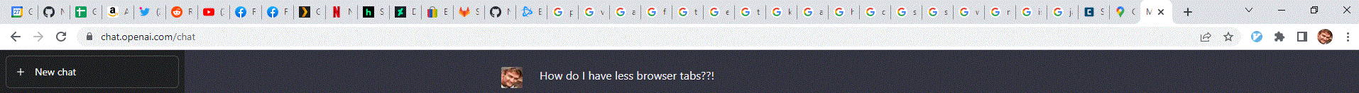 Browser Tab Overload